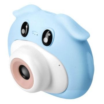 Appareil Photo Enfants - maXlife - Selfie Vidéos 1080p - Design Kawaii - Bleu