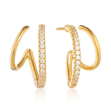 Boucles d'oreilles femme - Sif Jakobs - Boucles Sif Jakobs Ellera Due Grande dorées - Couleur de la matière:Jaune
