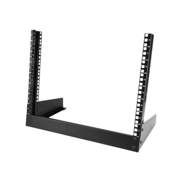 Rack de serveur 8U - STARTECH - Acier - Cadre ouvert - 2 montants - 50,12 kg