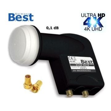 LNB Twin BEST GERMANY HG202 Full HD Gain 70dB !!