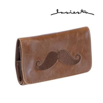 BLAGUE A TABAC LASIESTA MOUSTACHE Dimensions (pliée) : 13,5 x 7,5 x 1,5cm / Dimensi