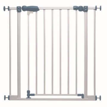Barrière de sécurité NIDALYS - ENZO - seuil plat - bébé - blanc