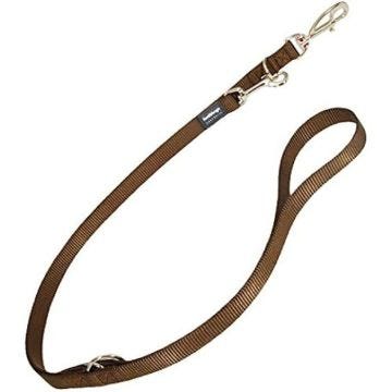 Laisse multiposition - RED DINGO - Correa ajustable - Couleur marron - Pour chien - 6 utilisations possibles