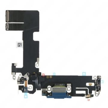 Connecteur de charge et microphone Lightning pour iPhone 13 - Bleu