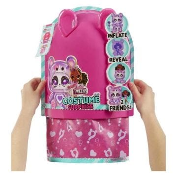 L.O.L. Surprise - Poupée Tweens Costume - Houps Cutie - Poupée de 17cm + animal gonflable - Surprise à découvrir - 4 modèles à colle