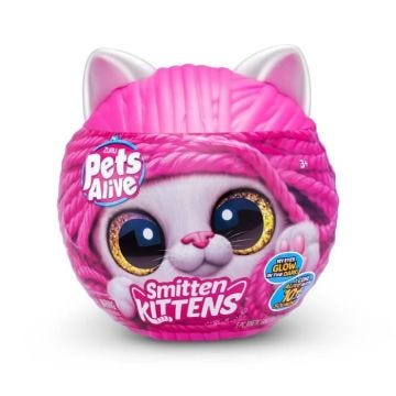 Peluches Interactives - ZURU - Smitten Kittens S1 - 8 chatons à collectionner avec sons et biberon