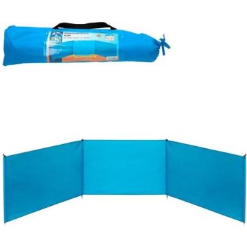 Coupe-vent - Aktive Beach - Pliable - Aluminium - 300x75 cm - Bleu