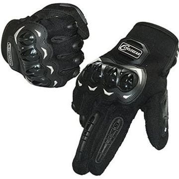 Gants Moto Eté Écran Tactile, Anti-Impact, Coupe-Vent, Gants Scooter Unisexe Mi Saison Ecran Tactile Respirable