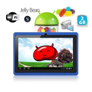 Tablette Tactile 7 Pouces Android 4.1 Google Play Wifi 3D Bleu YONIS