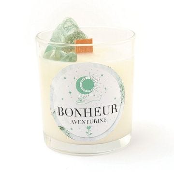 Kit DIY bougie - Aventurine - Cire parfumée - Notes de pachouli - Mixte - Adulte
