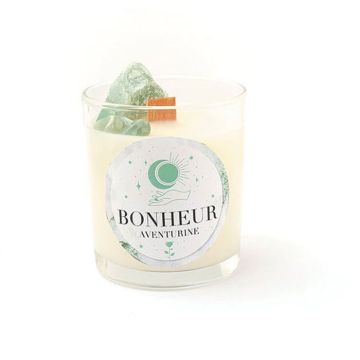 Kit DIY bougie - Aventurine - Cire parfumée - Notes de pachouli - Mixte - Adulte