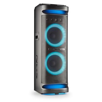 Enceinte Portable - NGS - Wild Space 3 - 4000W - Bluetooth 5.3 - TWS - Lumières LED RGB