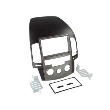 Adaptateur de façade 2-DIN ACV pour Hyundai i30 2008 avec air conditionné manuel