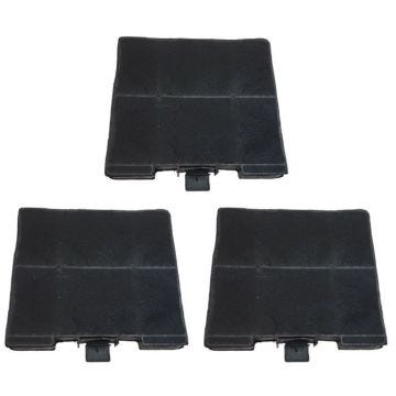 SOS Accessoire Lot de trois filtres charbon 230X215X22 mm pour Hotte BOSCH 00705431, 11049701 - Hotte - BOSCH, CONSTRUCTA, NEFF, SIE