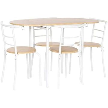 Ensemble de table - DKD HOME DECOR - Blanc - Métal - Rectangulaire