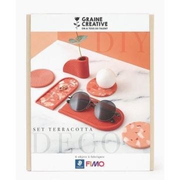 Fimo - 815041 - Set fimo décoration terracotta