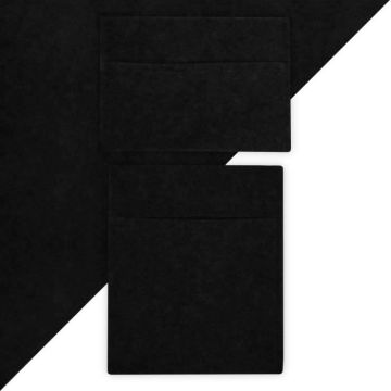 Noir - Doublure Intérieure pour Van Feutre 2m Extensible & 2x Poches de Rangement