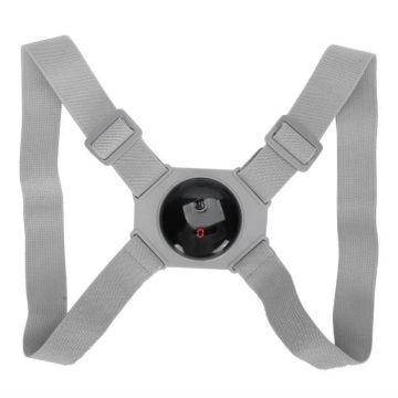 Dilwe Ceinture de correction de position Correcteur de Posture du Dos à Vibrations Écran LCD Ceinture de Correction de Posture à