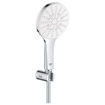 Set de douche - GROHE - SmartActive Rainverhower 130 - Blanc - Inox - Contemporain