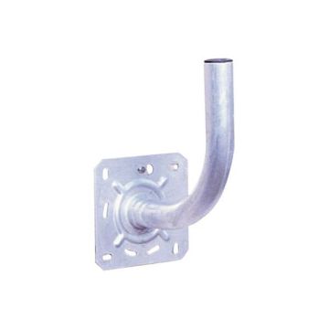 Support Satellite - ELAP - Modèle Support - Bras de déport 30 cm - Coudé - Pré-galvanisé 50mm