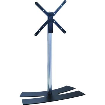 Pied TV ERARD - 038142 - Adapté pour écrans LCD, LED, Plasma - Poids max. 30 kg - Noir / Chrome