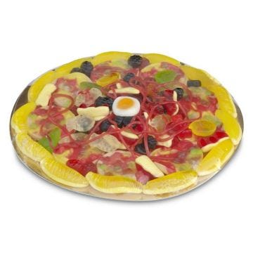 PIZZA de bonbons