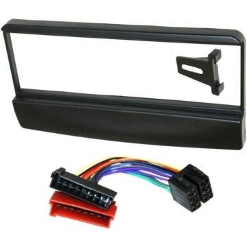 Kit Adaptateur Autoradio 1DIN noir Ford Escort/ Orion/ Scorpio/ Transit/ Mazda 121 + ISO + FM