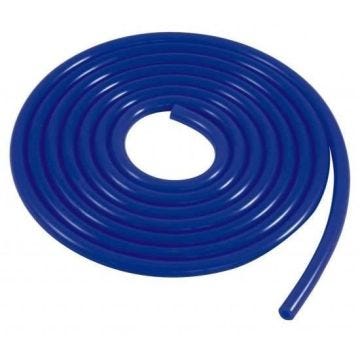 Tube de depression silicone - Bleu - D6mm - Lg 3m