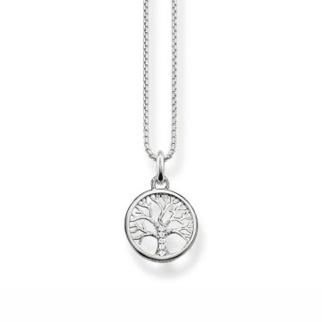 Collier femme - THOMAS SABO - Collier Thomas Sabo Tree of Love argent/oxydes - Couleur de la matière:Blanc Taille/Longueur:42 cm
