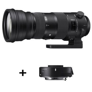 Objectif Sigma DG 5,0-6,3/150-600 OS N/AF HSM Contemporary + TC-1401 pour Nikon