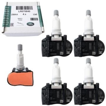 Capteur de pression des pneus - CONTINENTAL - TPMS - Préprogrammé - Compatible LAND ROVER - Noir