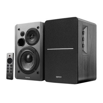 Enceintes de Bibliothèque Bluetooth Actives Edifier R1280DBs - Entrée optique - Enceinte de Moniteur de Studio Sans Fil 2.0 - 42 W R