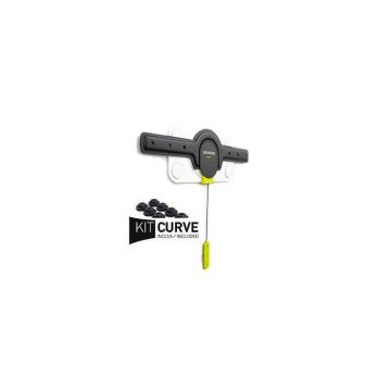 Fixation murale - Erard - FiXiT 400 C - Noir, Blanc - 60 kg Max - Ecrans plats et incurvés