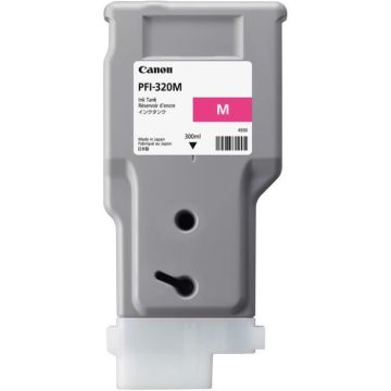 Cartouche d'encre CANON PFI-320M - Magenta - 300 ml - Pour imagePROGRAF TM-200, TM-205, TM-300, TM-305