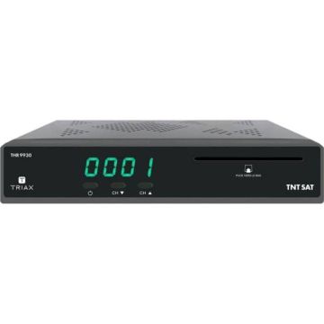 TRIAX THR9930 Récepteur TV satellite HD PVR Ready Timeshift + Carte TNTSAT V6 3 Noir