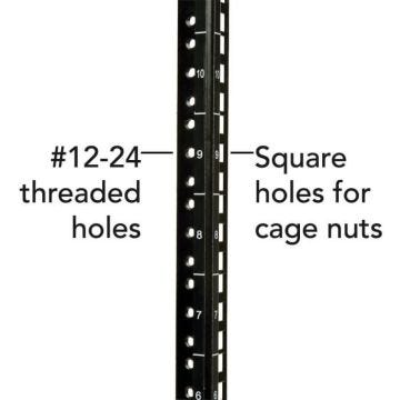 Description courte : Armoire murale SmartRack 12U avec charnières arrière, largeur 600mm, profondeur 650mm.