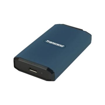 Disque dur externe - TRANSCEND - ESD410C - 2TB - USB 20Gbps - Type C - Bleu