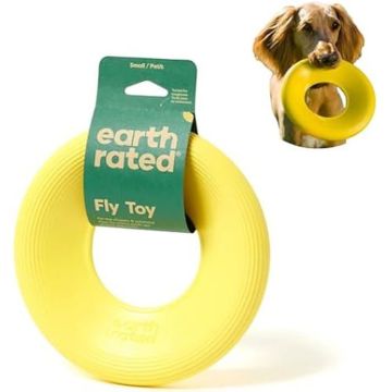 Jouet pour Chien - EARTH RATED - Disque Volant - Taille S - Flottant - Haute Visibilité