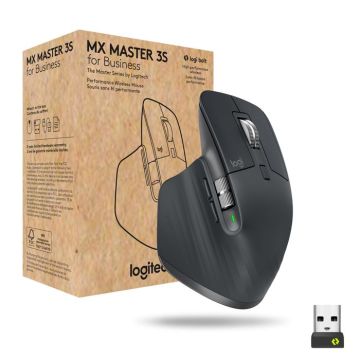 Souris - Logitech - MX Master 3S - Bluetooth - Ergonomique - 7 boutons - Graphite