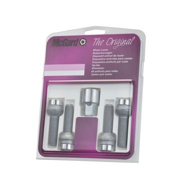 Vis antivol - MCGARD - 14x1,5 - Chrome - Longueur 55mm - Douille 17mm