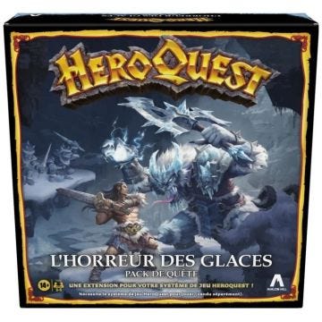 HeroQuest, extension L'horreur des glaces, à partir de 14 ans, système de jeu HeroQuest requis - Avalon Hill