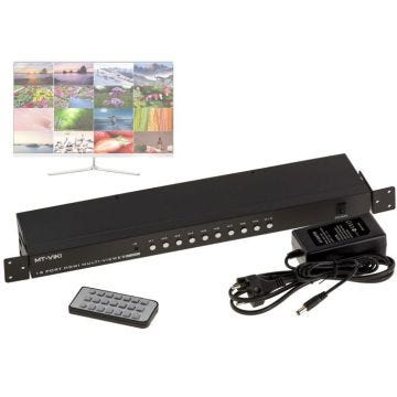 16x1 HDMI MULTIVIEWER Switch. Affichage multiple PIP de 1 à 16 Sources en mosaique de 1 à 16 images Support HDMI1.4 HDCP1.4 30Hz
