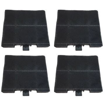 SOS Accessoire Lot de quatre filtres charbon 230X215X22 mm pour Hotte BOSCH 00705431, 11049701 - Hotte - BOSCH, CONSTRUCTA, NEFF, S