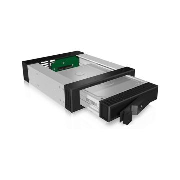 Rack mobile pour disque dur - ICY BOX - IB-129SSK-B - Noir - SATA/SAS - 3.5"/2.5"