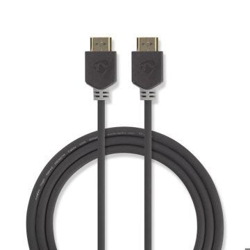 Câble HDMI Haute Vitesse avec Ethernet - Nedis - 10 m - Anthracite