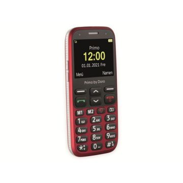 Téléphone portable pour séniors Primo 368 - DORO - Rouge - Touche SOS