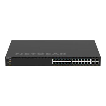 NETGEAR GSM4328 - Switch Ethernet manageable 24 ports Gigabit PoE+ 648W 4x SFP+ - Rackable