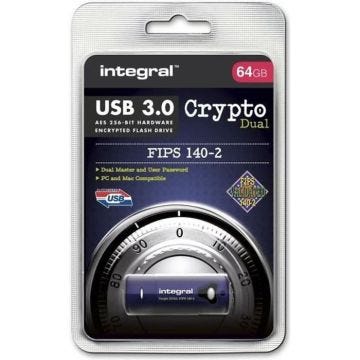 INTEGRAL Clé USB CRYPTO - 64GB - 3.0