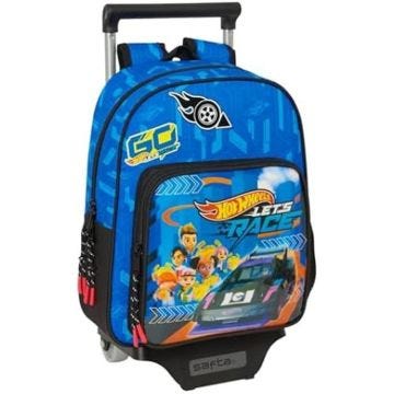 Sac à dos - SAFTA - Hot WHEELS LET'S RACE - Avec chariot - Confortable - Pour enfants
