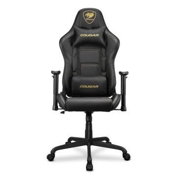 Fauteuil gaming - Cougar Gaming - ARMOR ÉLITE ROYAL - Rembourrage ergonomique - Dossier inclinable - Accoudoirs réglables